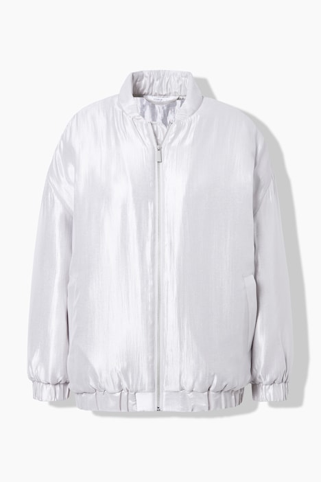 Blouson, oversized, glänzende Qualität