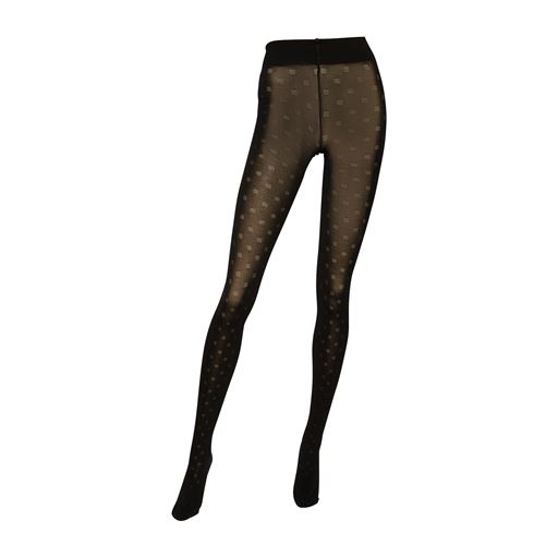 Wolford Cotton Square Tights, Sort, XS