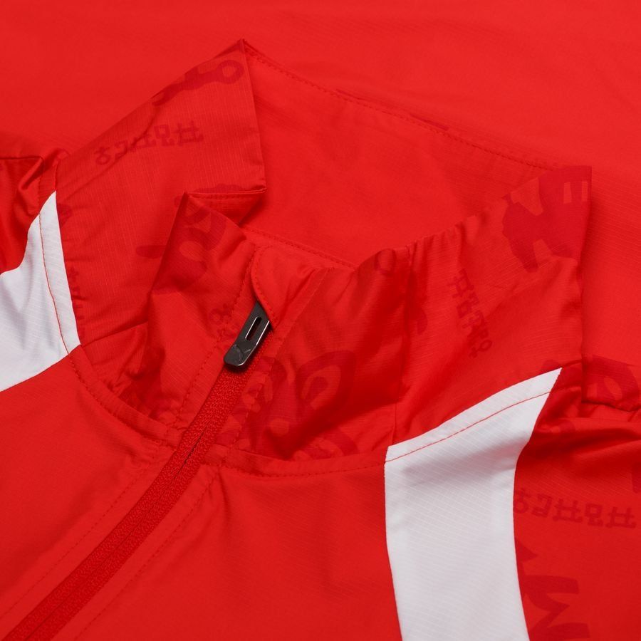 Ghana Veste Avant-Match Woven Anthem Africa Cup of Nations 2025 - Rouge/Blanc