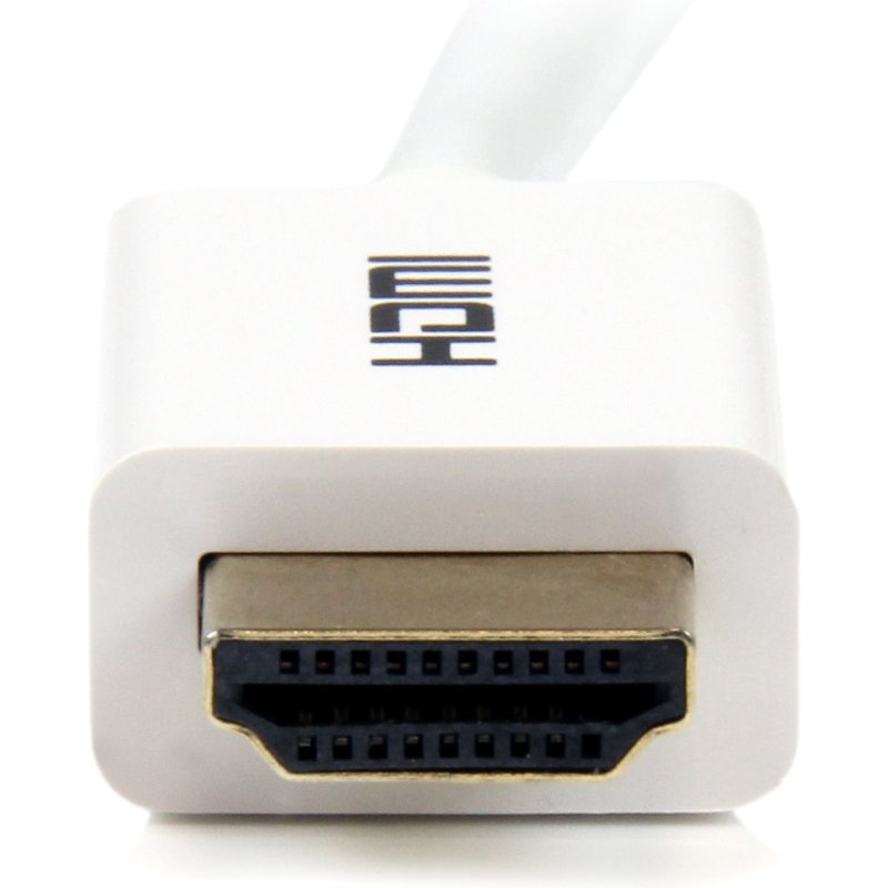 StarTech.com Câble HDMI CL3 avec Ethernet - 3m - Câble Ultra HDMI Mural - Cordon HDMI Haut Débit 4K 30Hz UHD - 10.2 Gbps - Câble Vidéo/Affichage HDMI 1.4 - 30AWG - Blanc