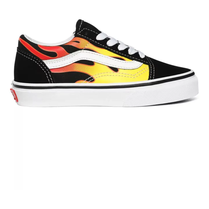 Vans Baskets Old Skool Flamme | Noir