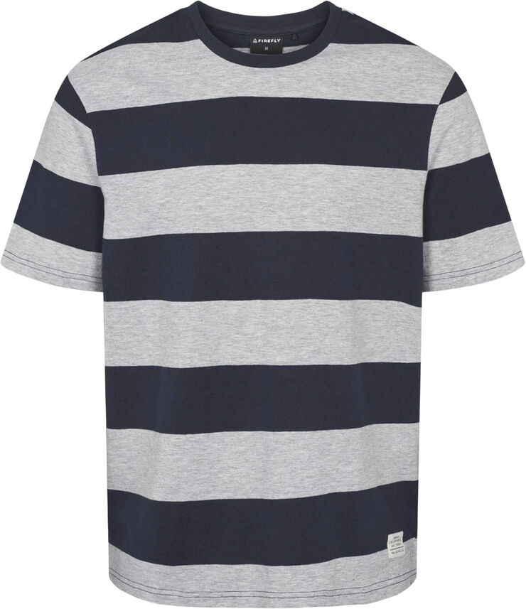 Firefly ANDRÉ STRIPE TEE MEN Grå