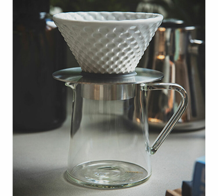 Carafe en verre LOVERAMICS pour dripper avec anse - 500 ml