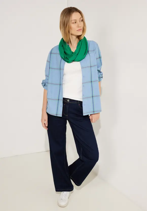 Loopschal in Unifarbe - easy green