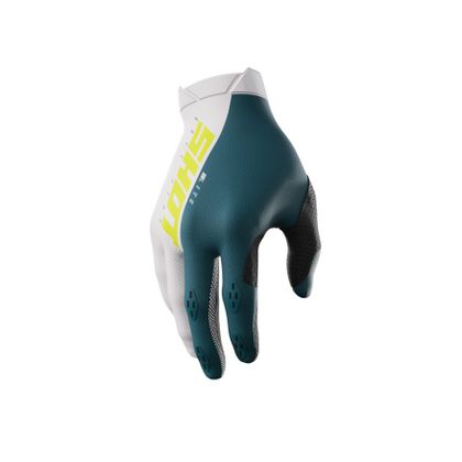 Gants cross Shot LITE 2024 - Bleu / Jaune