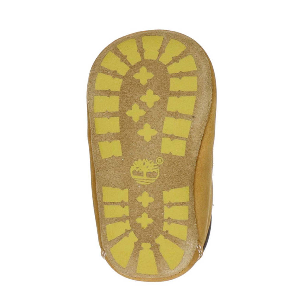 Timberland nubuck babyschoenen camel