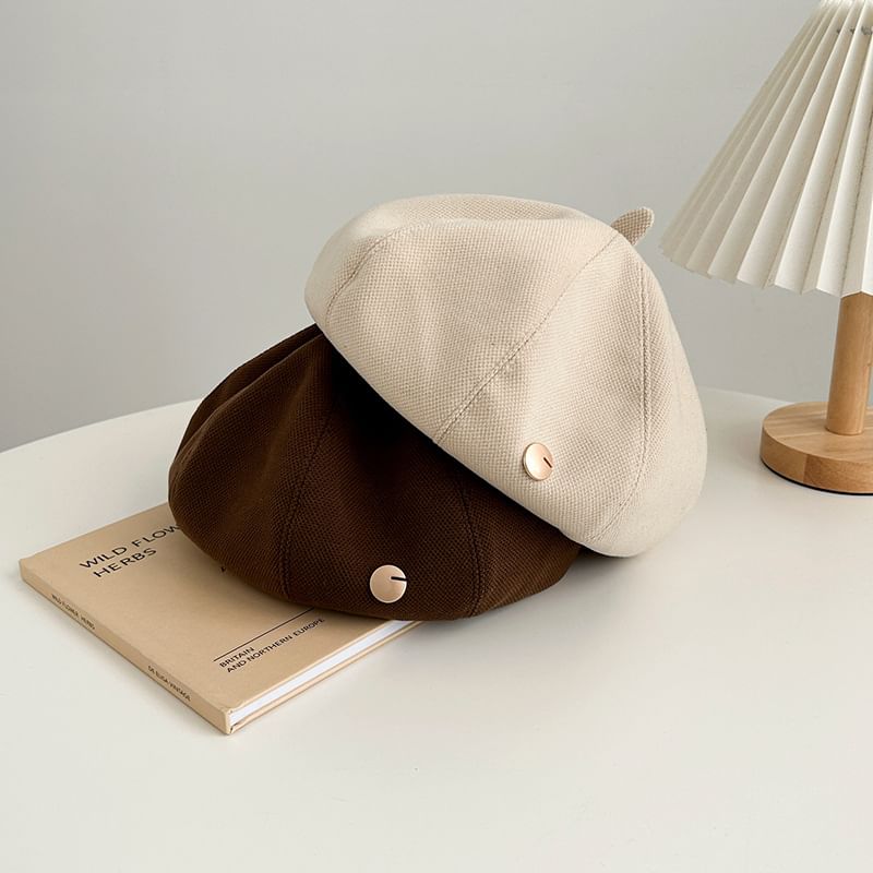 Dreamaway - Effen baret met knopenaccent