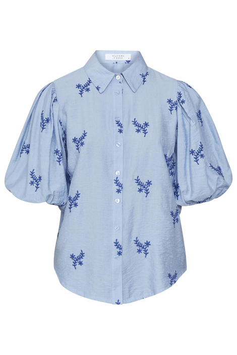 SisterS point blauwe dames blouse