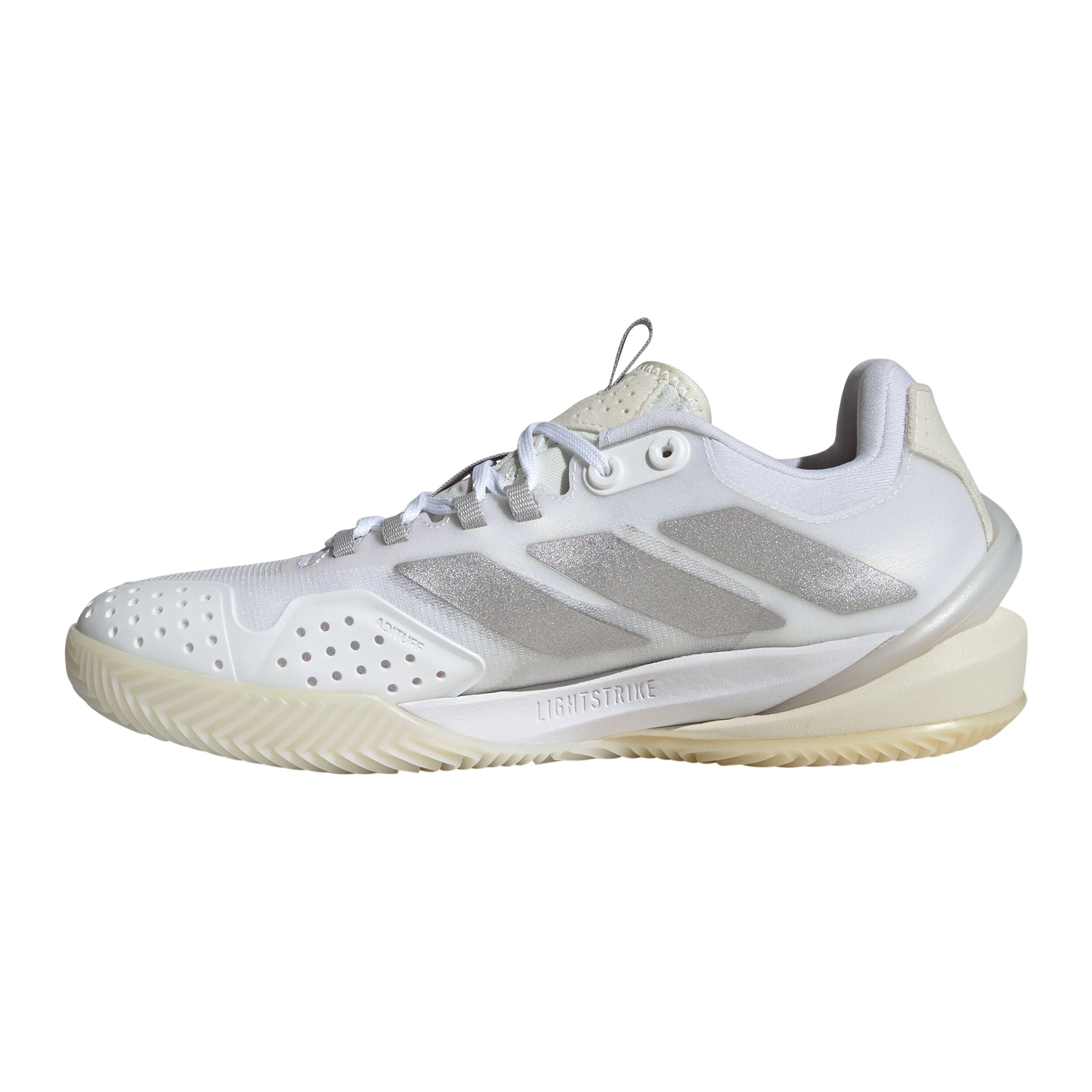 adidas Adizero Cybersonic Chaussure Terre Battue Femmes - Blanc , Argent