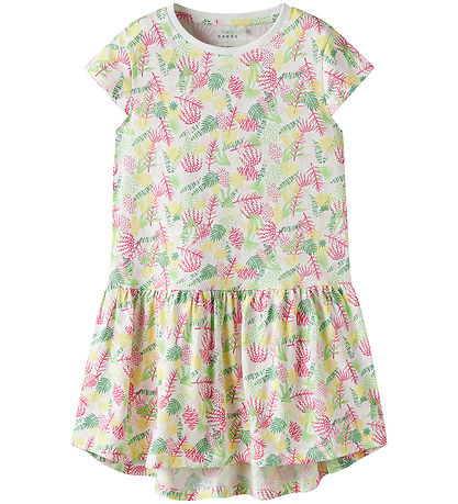 Name It Kleid - NkfVigga - Bright White/Tropic