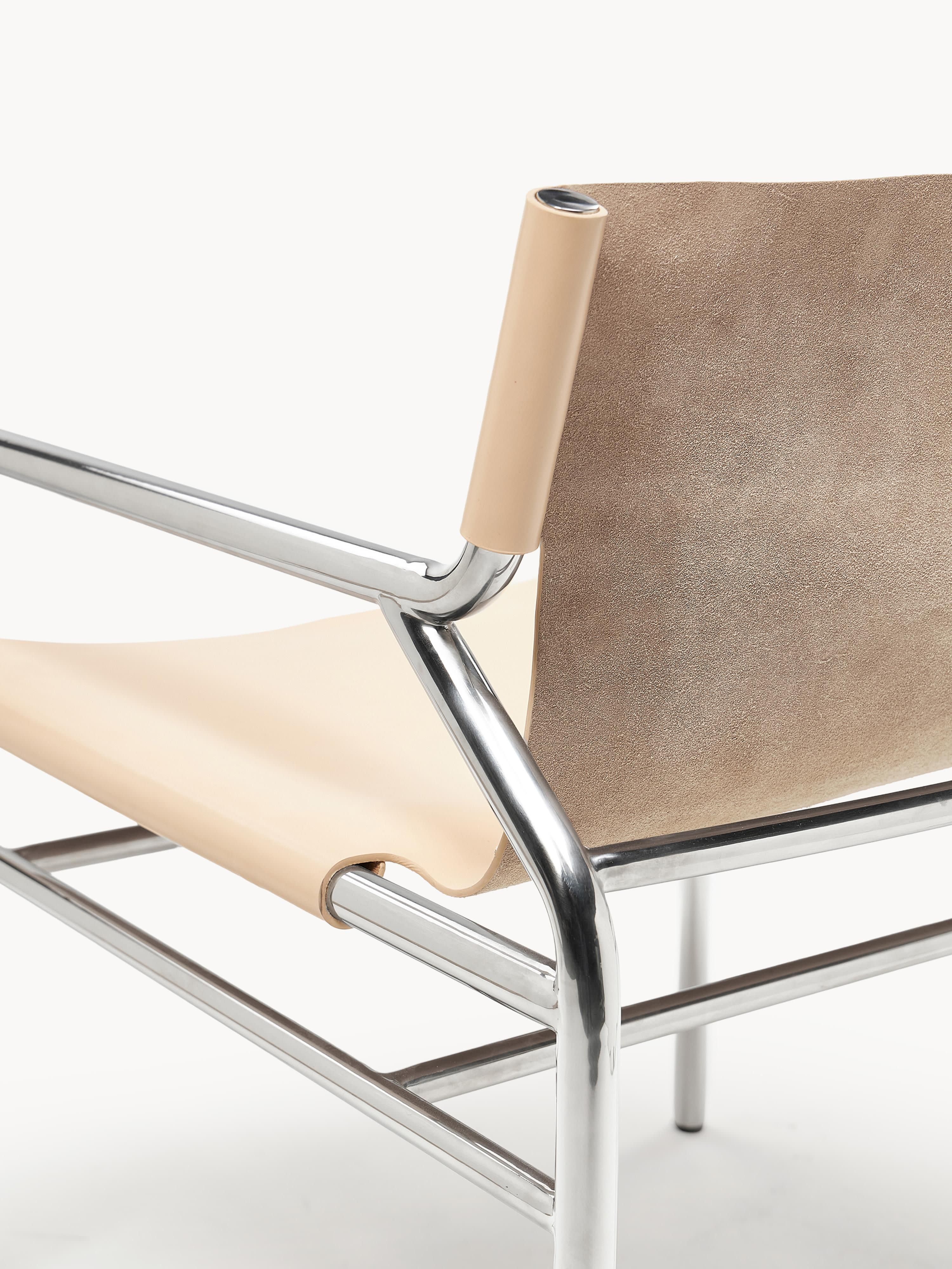 Leren loungefauteuil Dion