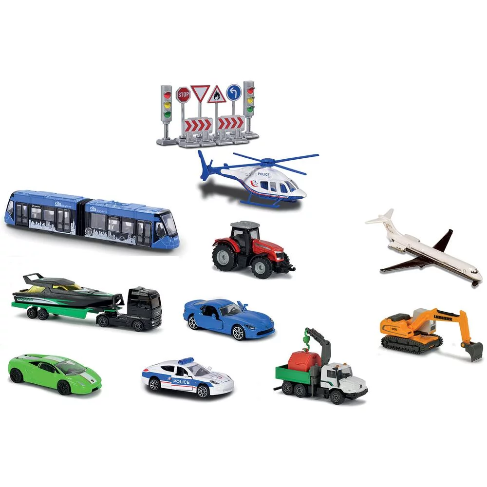 MAJORETTE - PACK DECOUVERTE VEHICULES 1:64