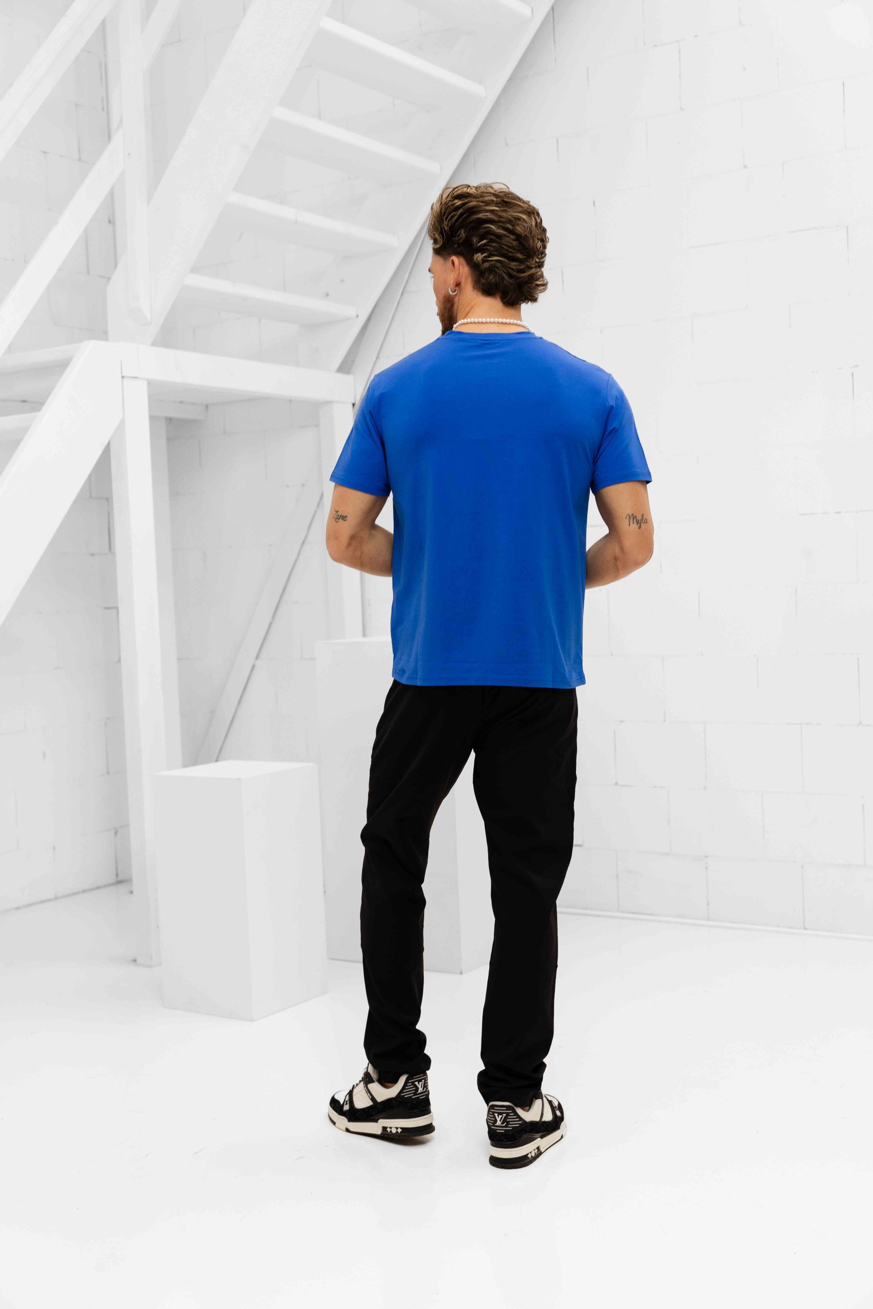 Project X Paris Gebroken Hart T-Shirt Heren Blauw