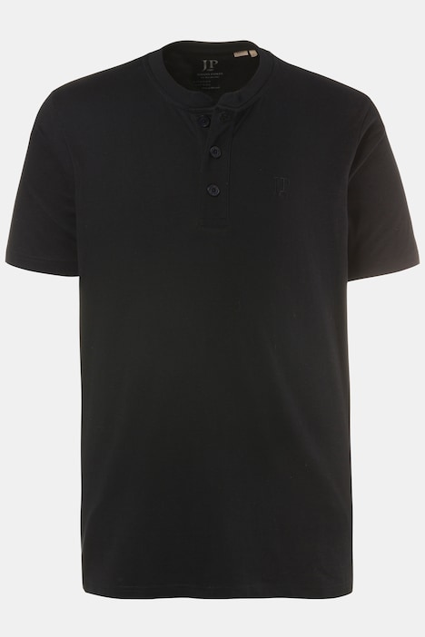 Henleys, Basic, 2er-Pack, Rundhals, Knopfleiste, bis 8 XL