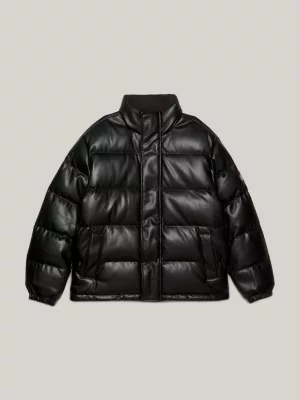 Jaqueta puffer Tommy Remastered Alaska com blocos de cores tonais