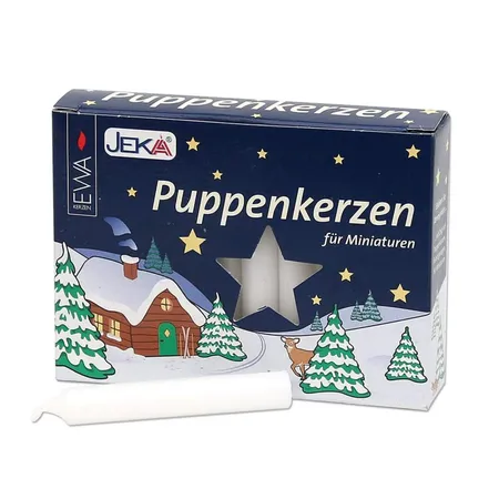 JEKA - Ebersbacher Kerzen 20er Puppenlichte, weiß 1 x 1 x 6,5 cm