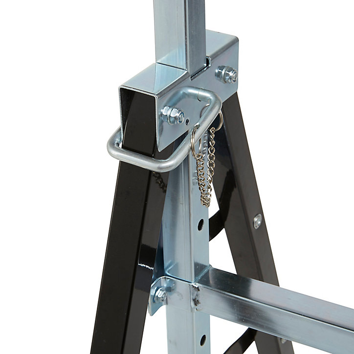 Tréteau en métal 250 kg L. 58 x H. 130 cm
