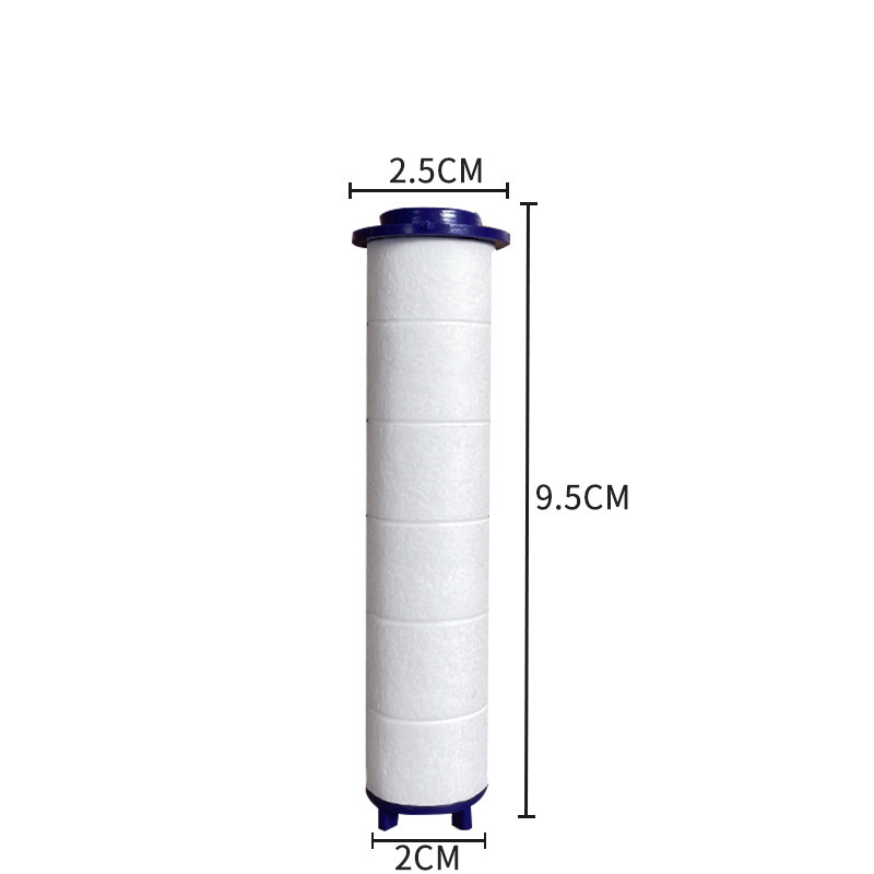 Ersatz Wasser Filter für Propeller Hochdruck Duschkopf Brause - Weiss / Blau