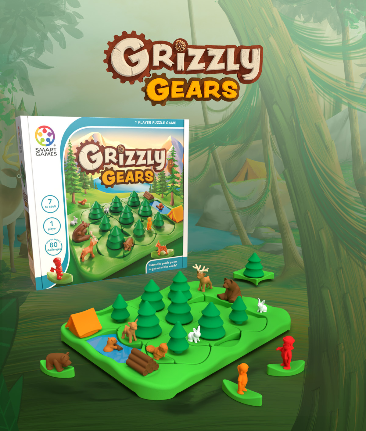 Smart games Smartgames Grizzly Gears