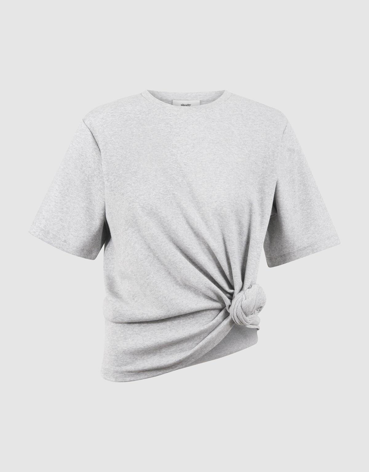 Knot T-shirt Lichtgrijs By Mieke