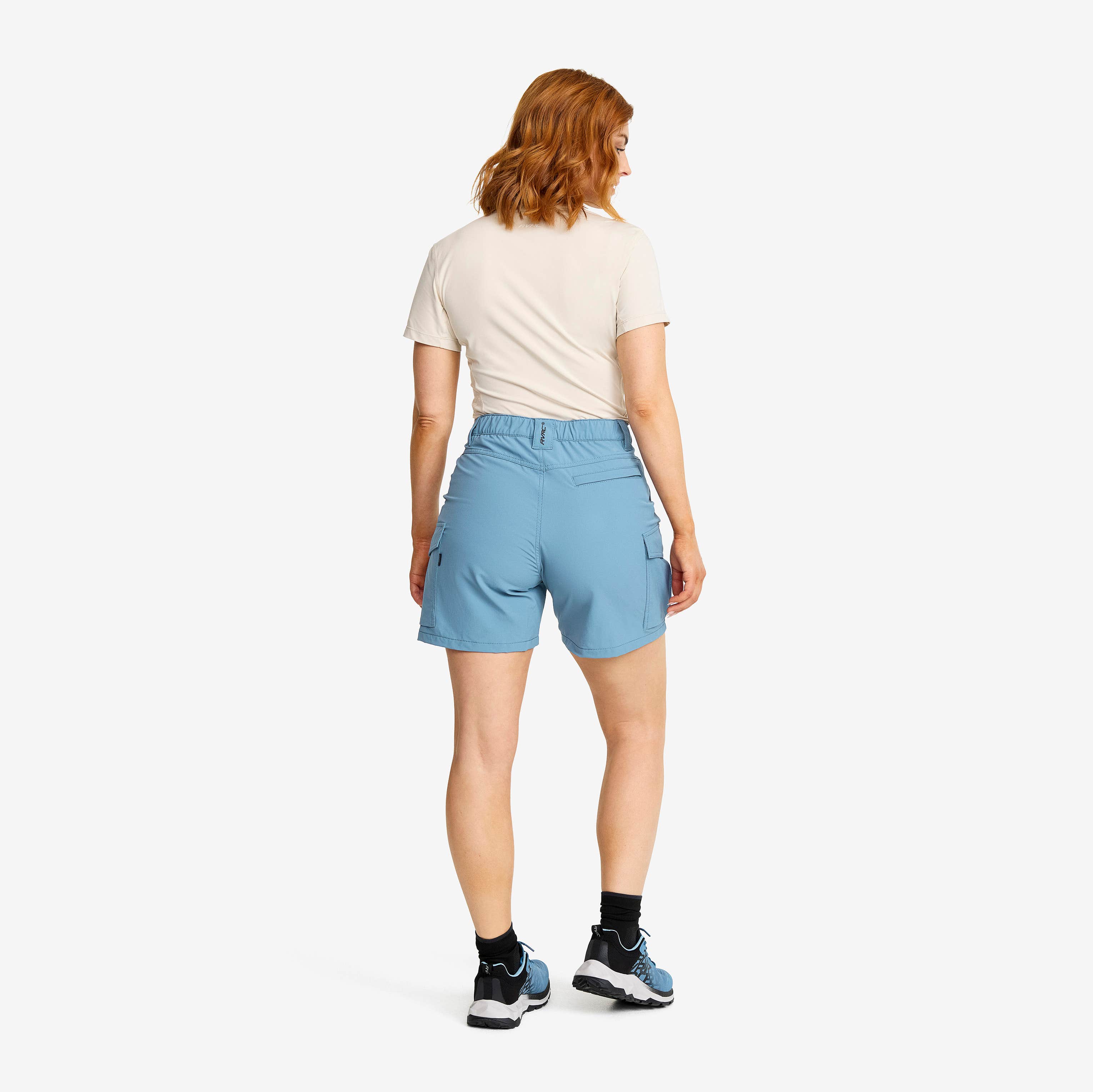 Adventure Cargo Stretch Shorts Dame Captain's Blue/Peyote