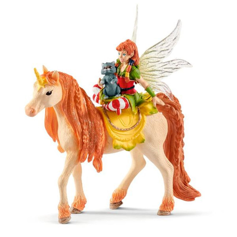 Køb schleich® Bayala Feen Marween med Glitter Enhjørning