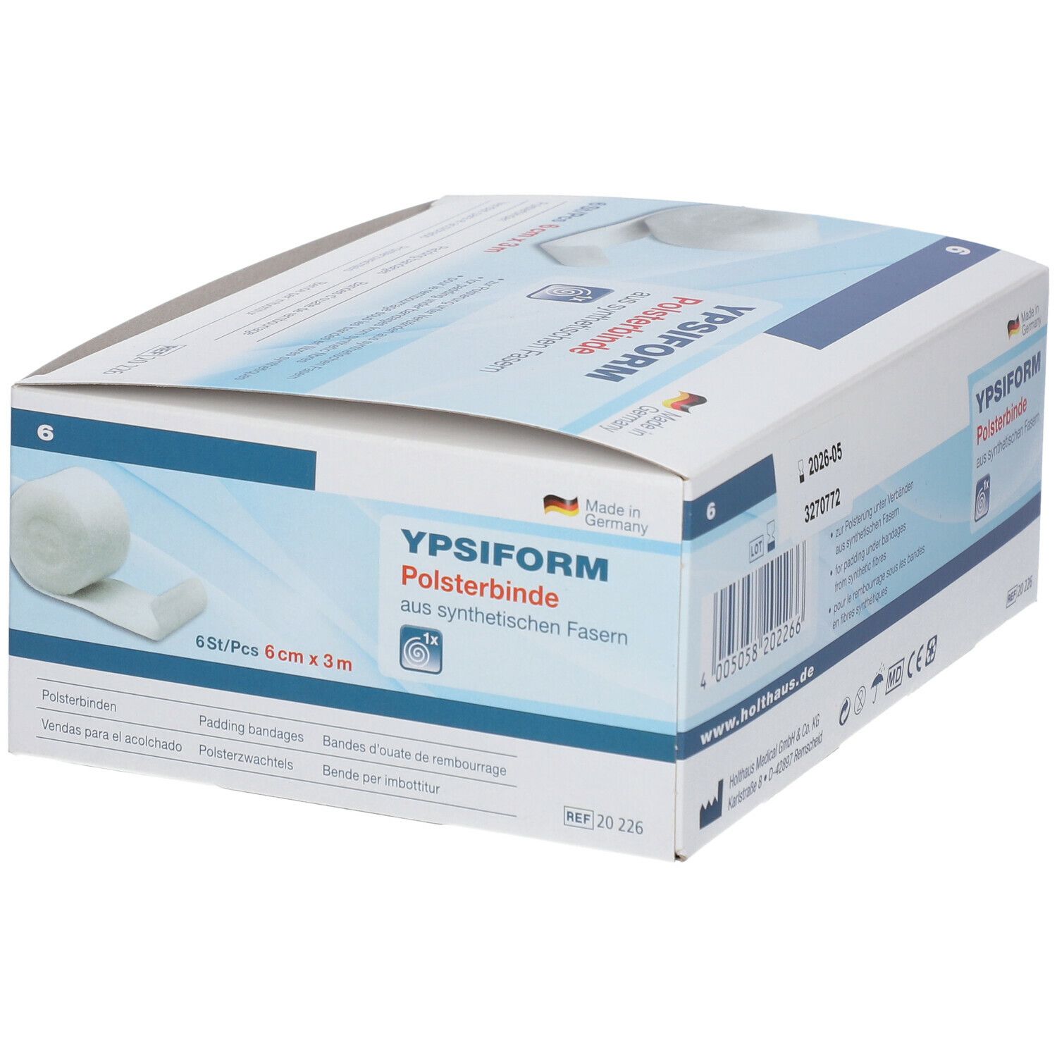 YPSIFORM Polsterbinde 6 cm x 3 m