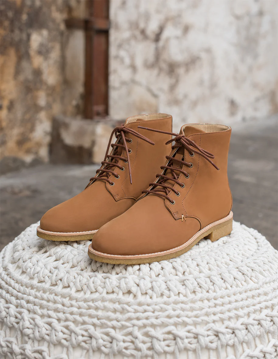 Bottines Hubert - Cuir sable