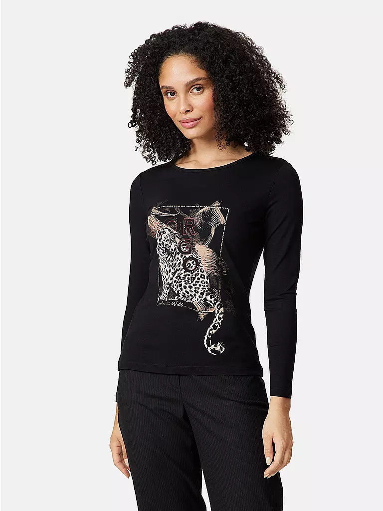 GERRY WEBER Langarmshirt schwarz