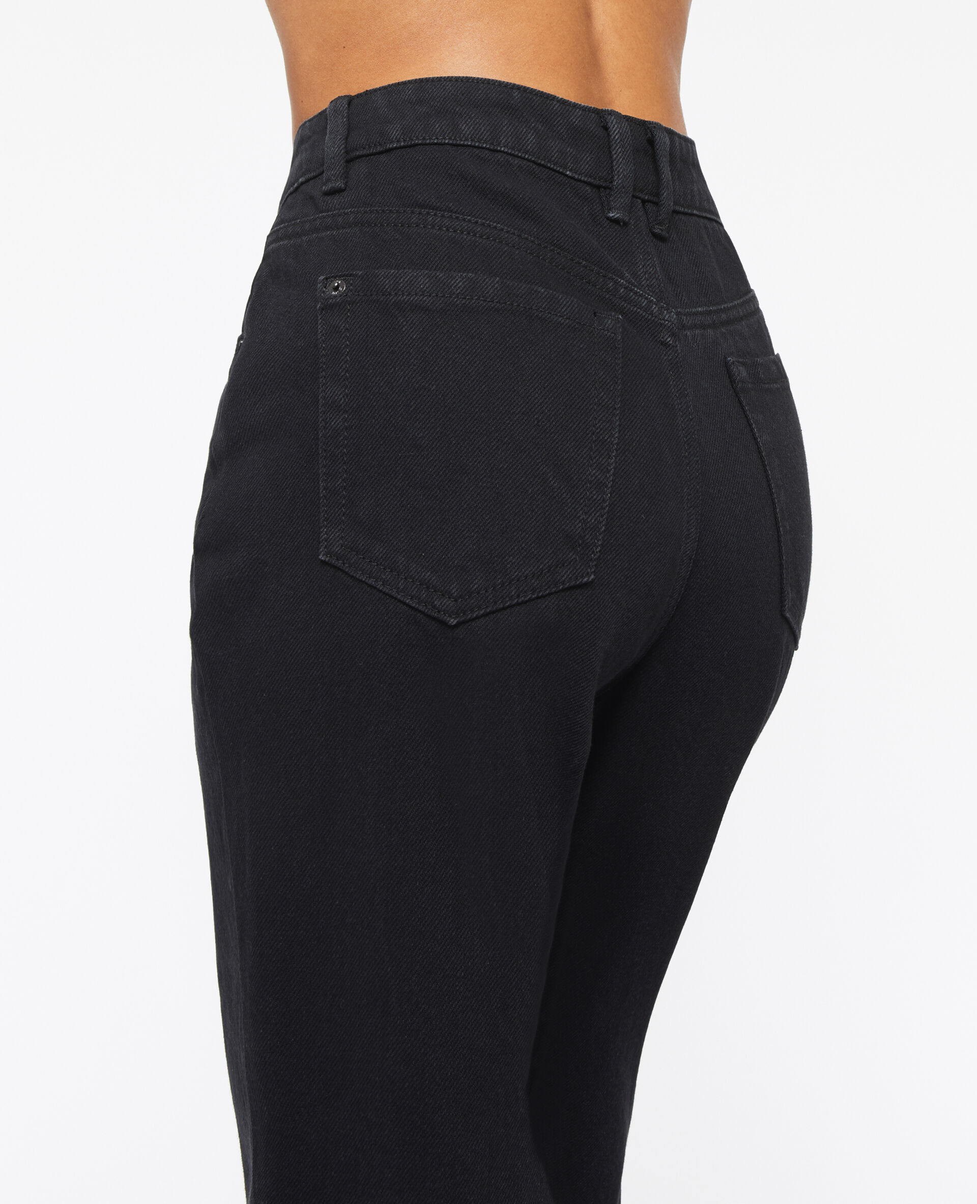 Jean mom taille haute - Noir