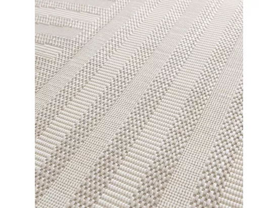 Bizana - Tapis d’extérieur à motif géométrique - Beige - 160x230cm