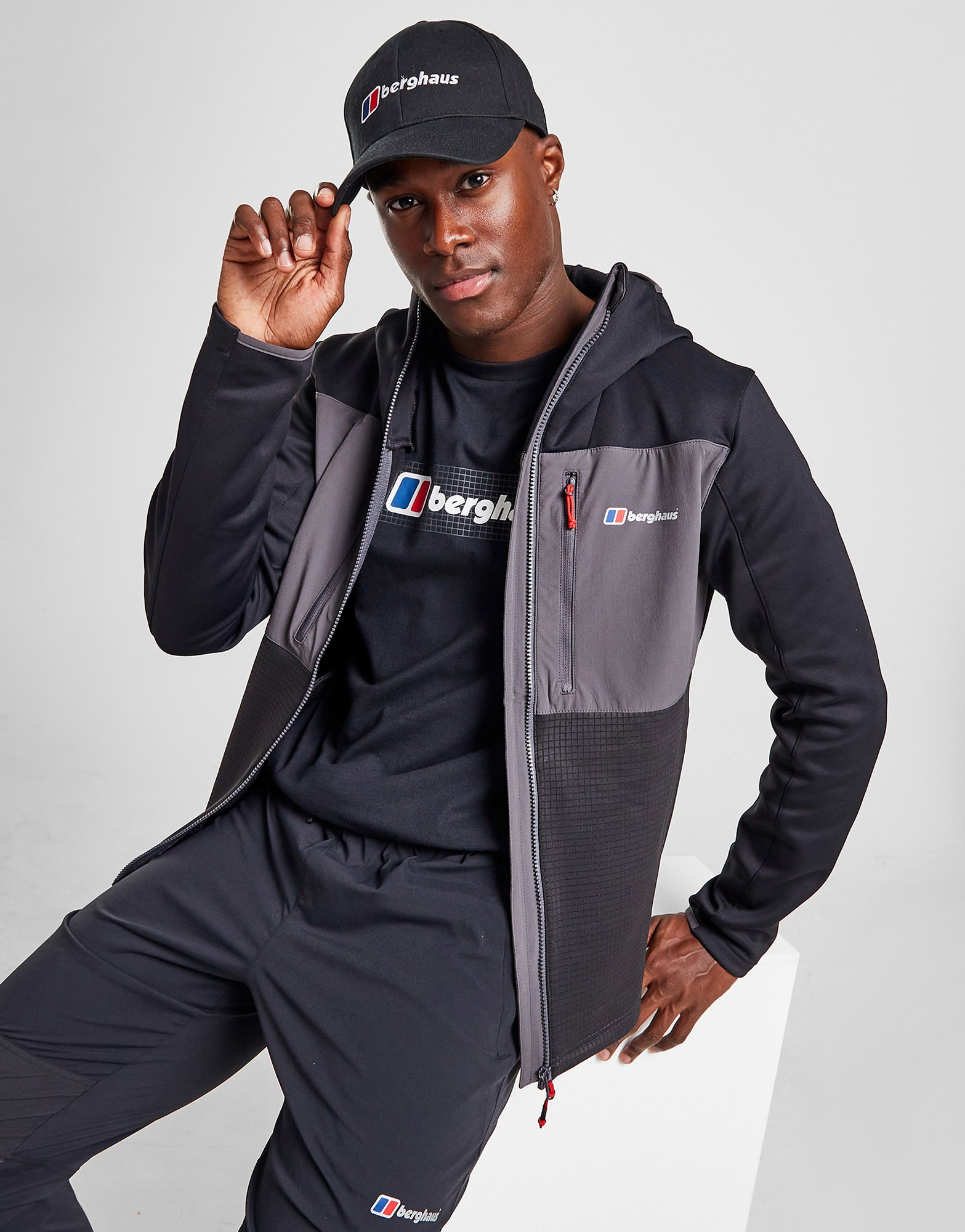 Berghaus Sweat à capuche Sidley Zippé Homme