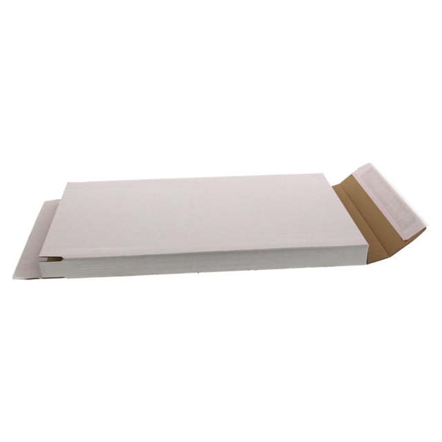 SendProof® Brievenbusdoos, A4, golfkarton, 350x250x28mm, wit