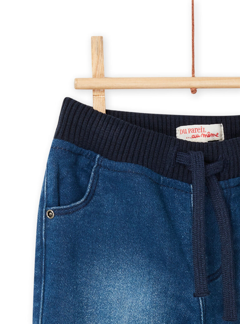 Bermuda bleu effet jean