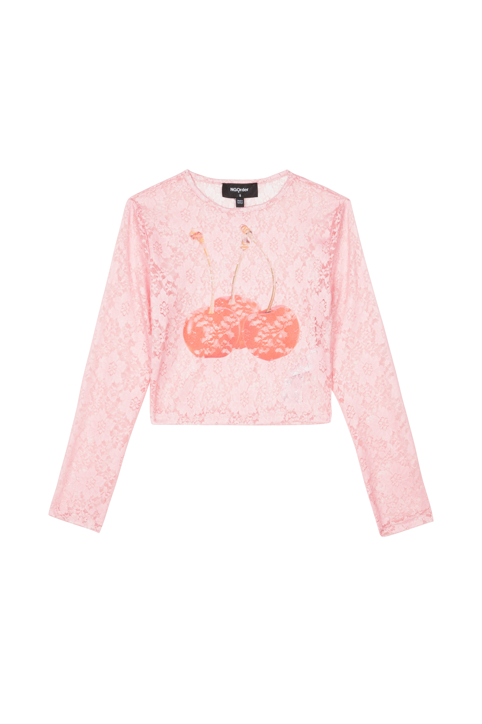 NEW GIRL ORDER top CHERRY LACE Rose
