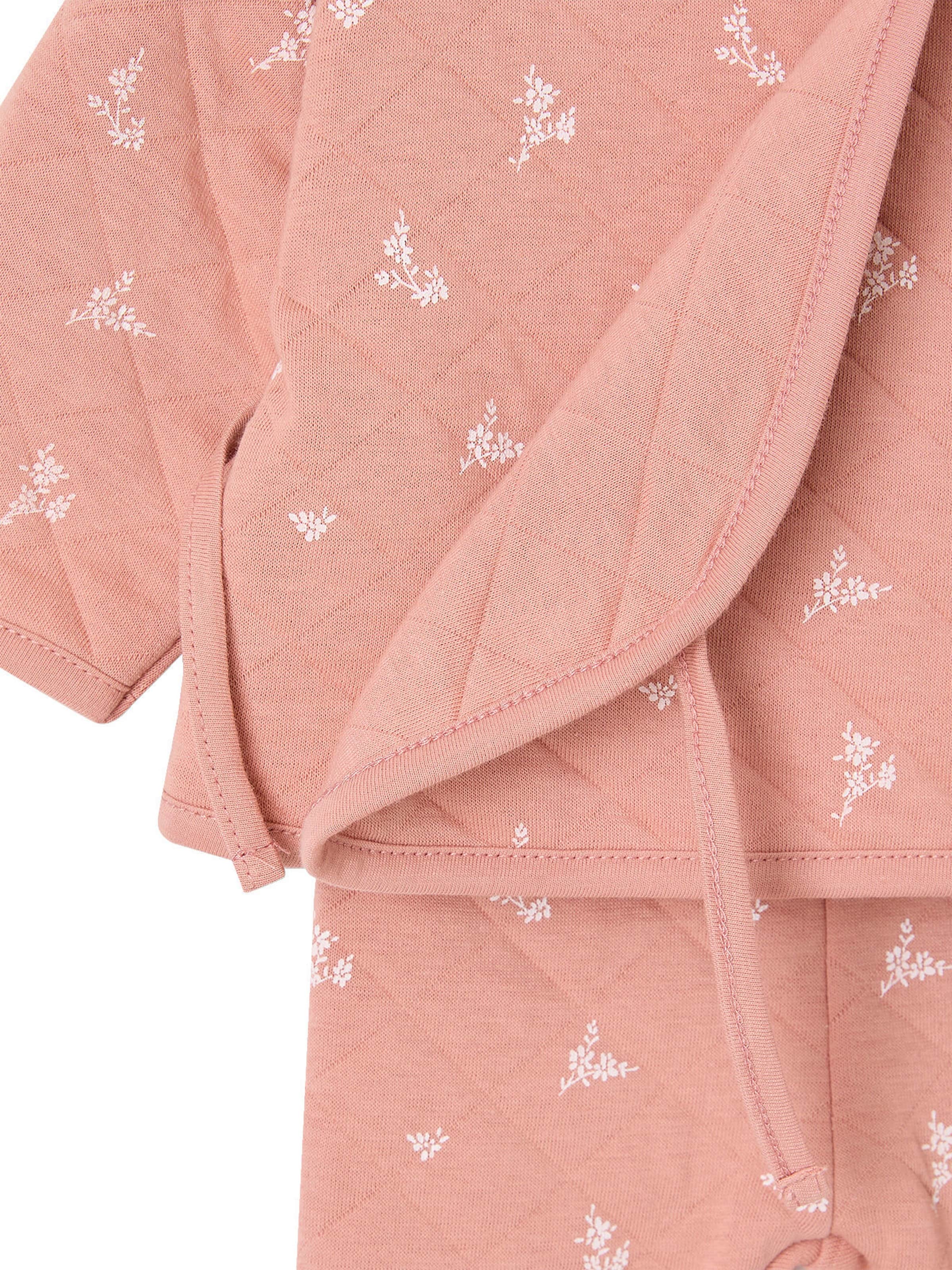 Vertbaudet Baby-Set: Wickeljacke & Hose rosa
