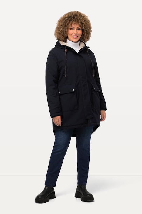 HYPRAR Funktions-Steppjacke, wasserdicht, Teddyfleece