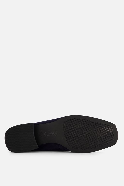 Gabor Instappers blauw Suede