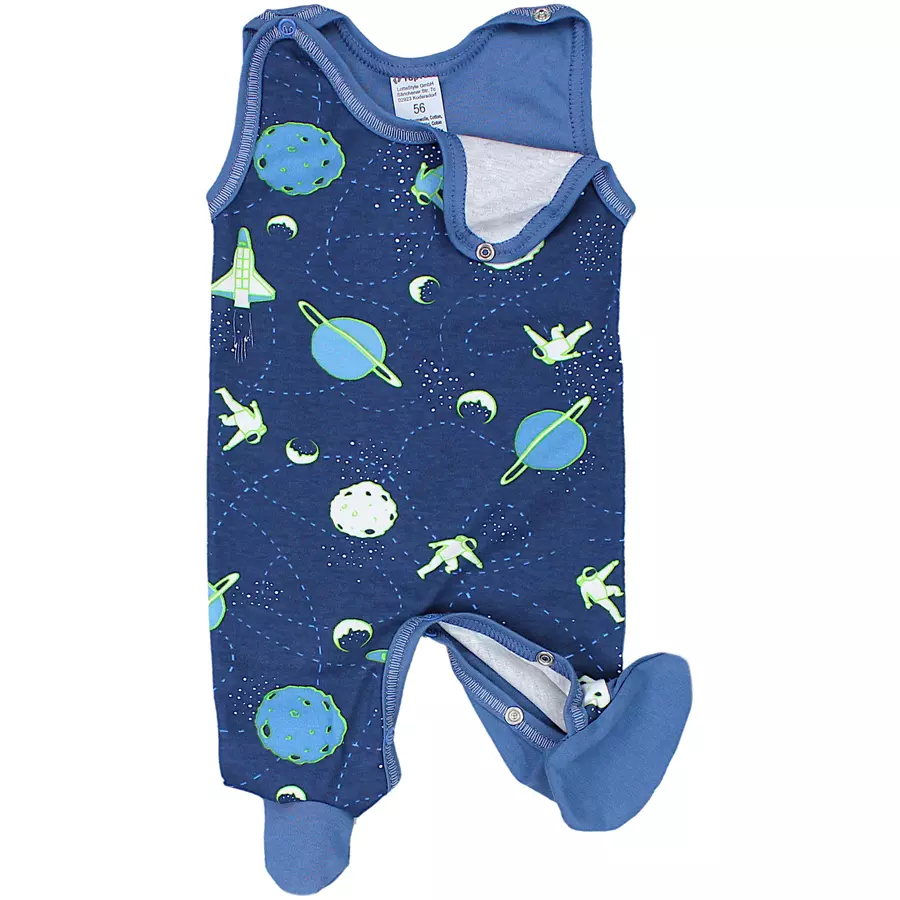 TupTam Baby Strampler Gemustert 2er Set dunkelblau