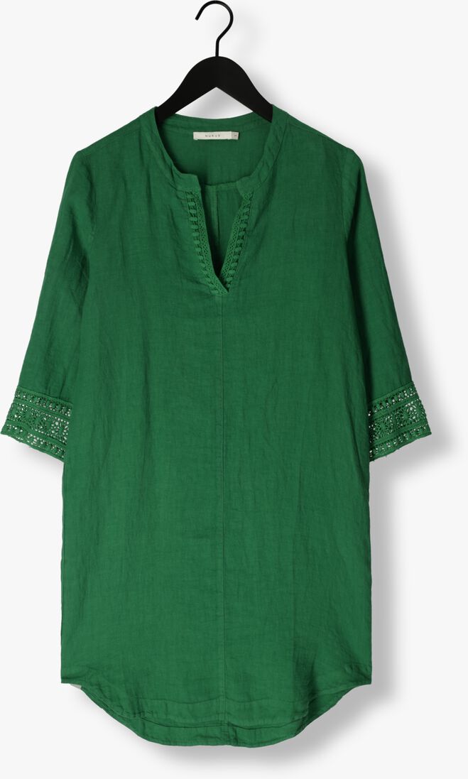 NUKUS groene nukus mini jurk carol dress