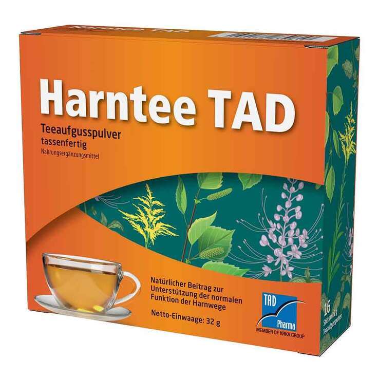 Harntee TAD Sticks Teeaufgusspulver, 16X2 g