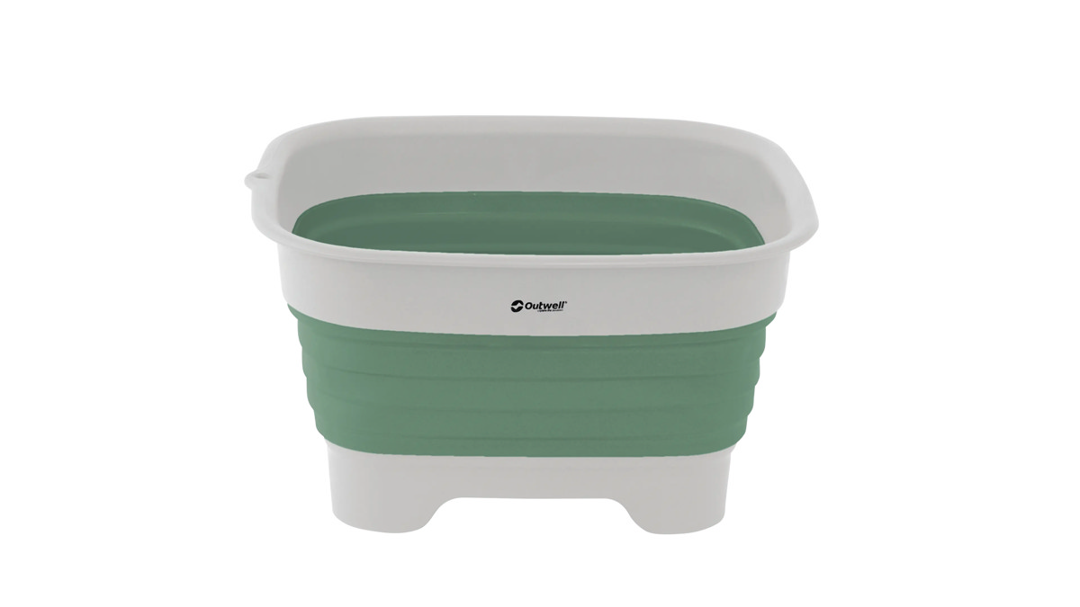 Collaps Waschschüssel m. Abfluss Shadow Green
