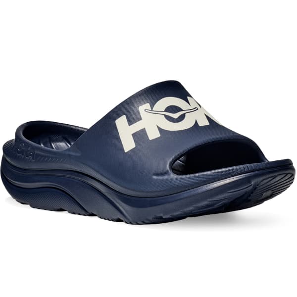Sandale de récupération HOKA ONE ONE ORA ATHLETIC SLIDE VARSITY NAVY / WHITE