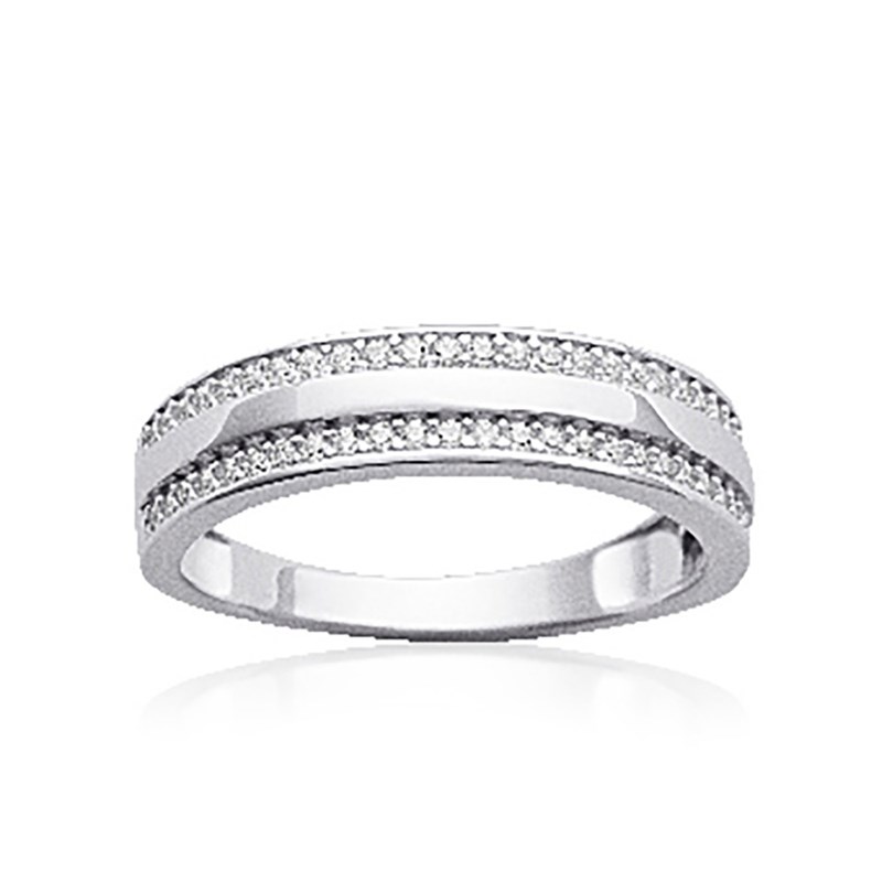 Bague Femme - Argent 925 - Oxyde de zirconium