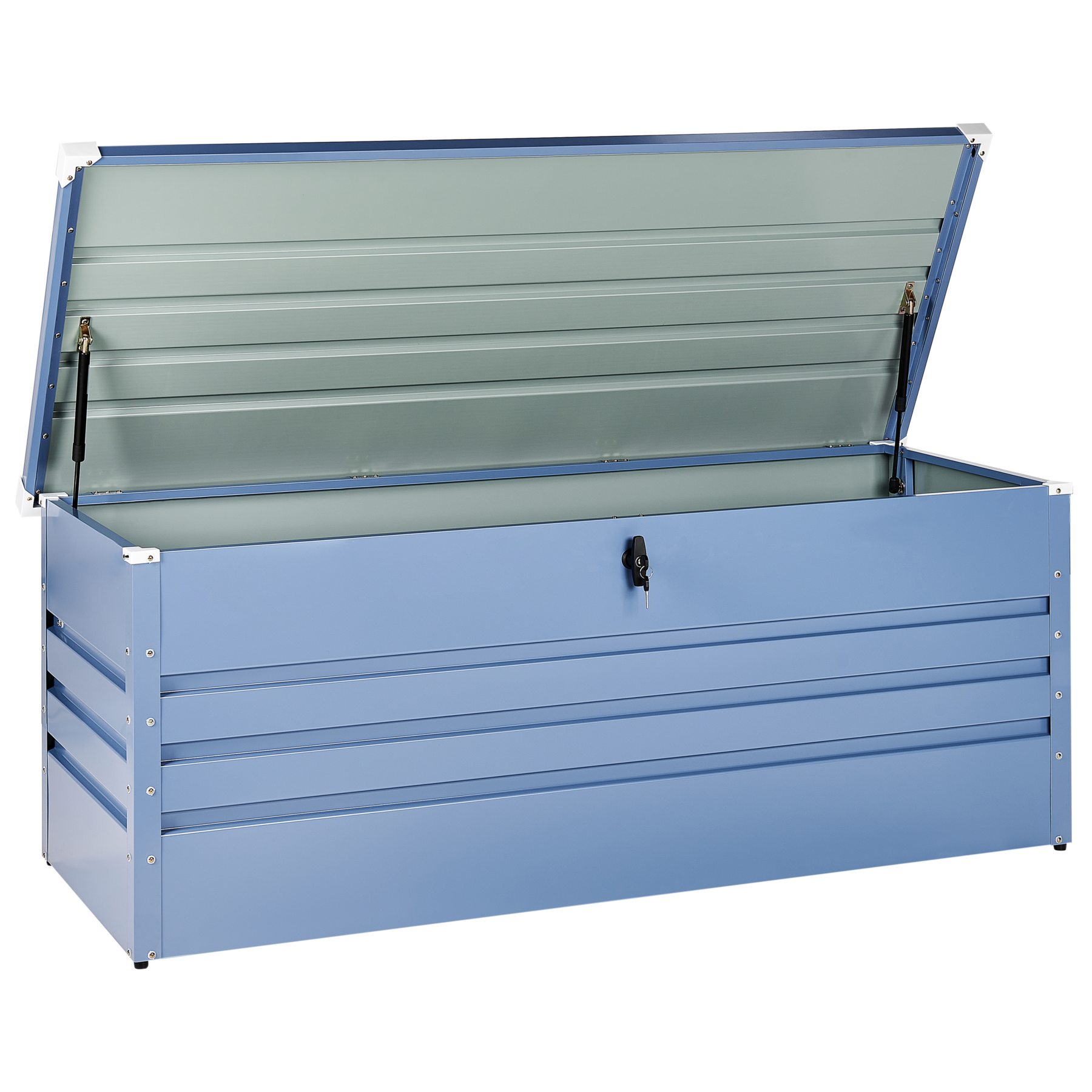 Beliani - CEBROSA - Kussenbox - Blauw - 600 l -  Staal