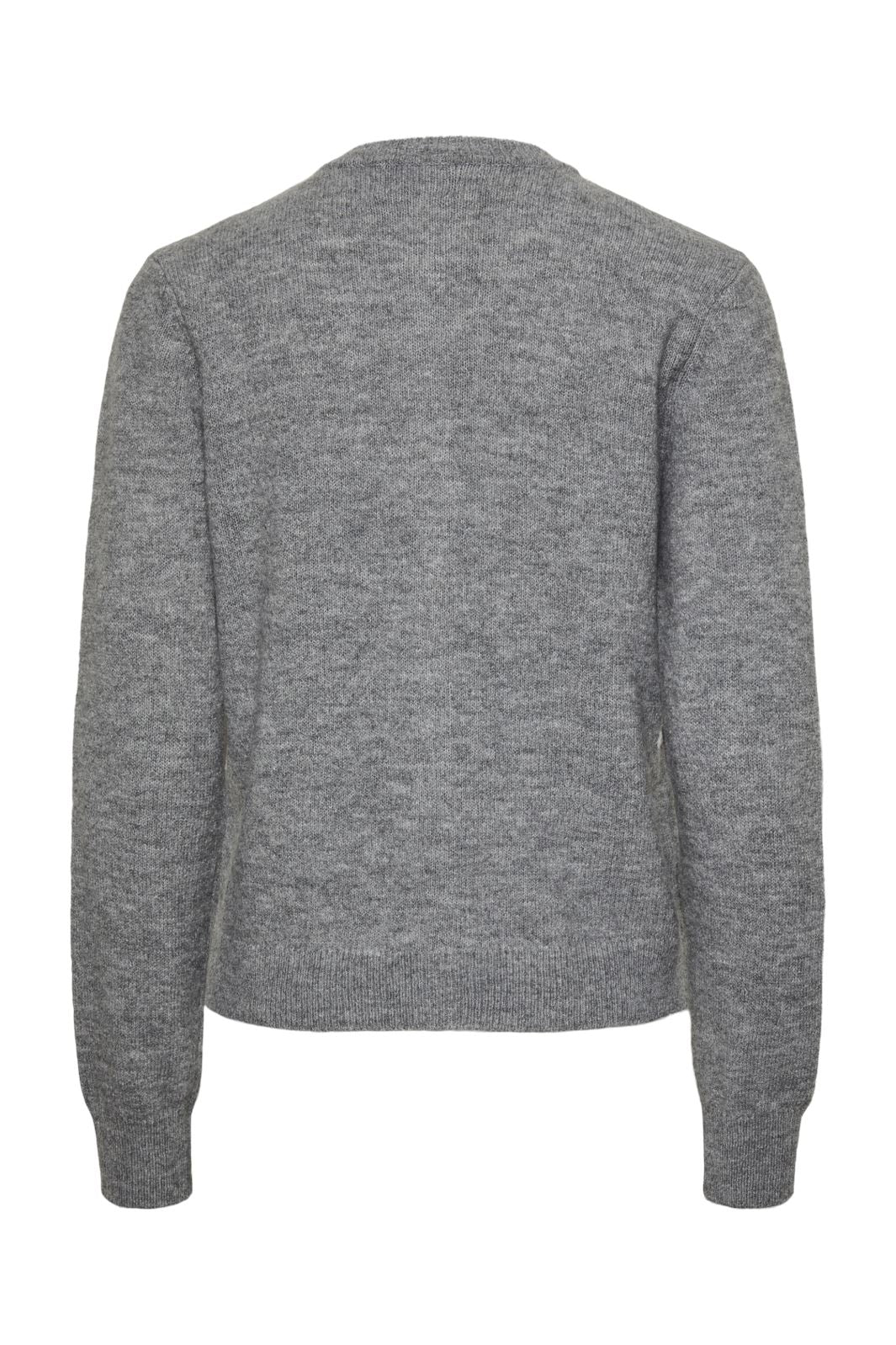 Pieces Pcmalou Ls Knit Cardigan 4635852 medium grey melange