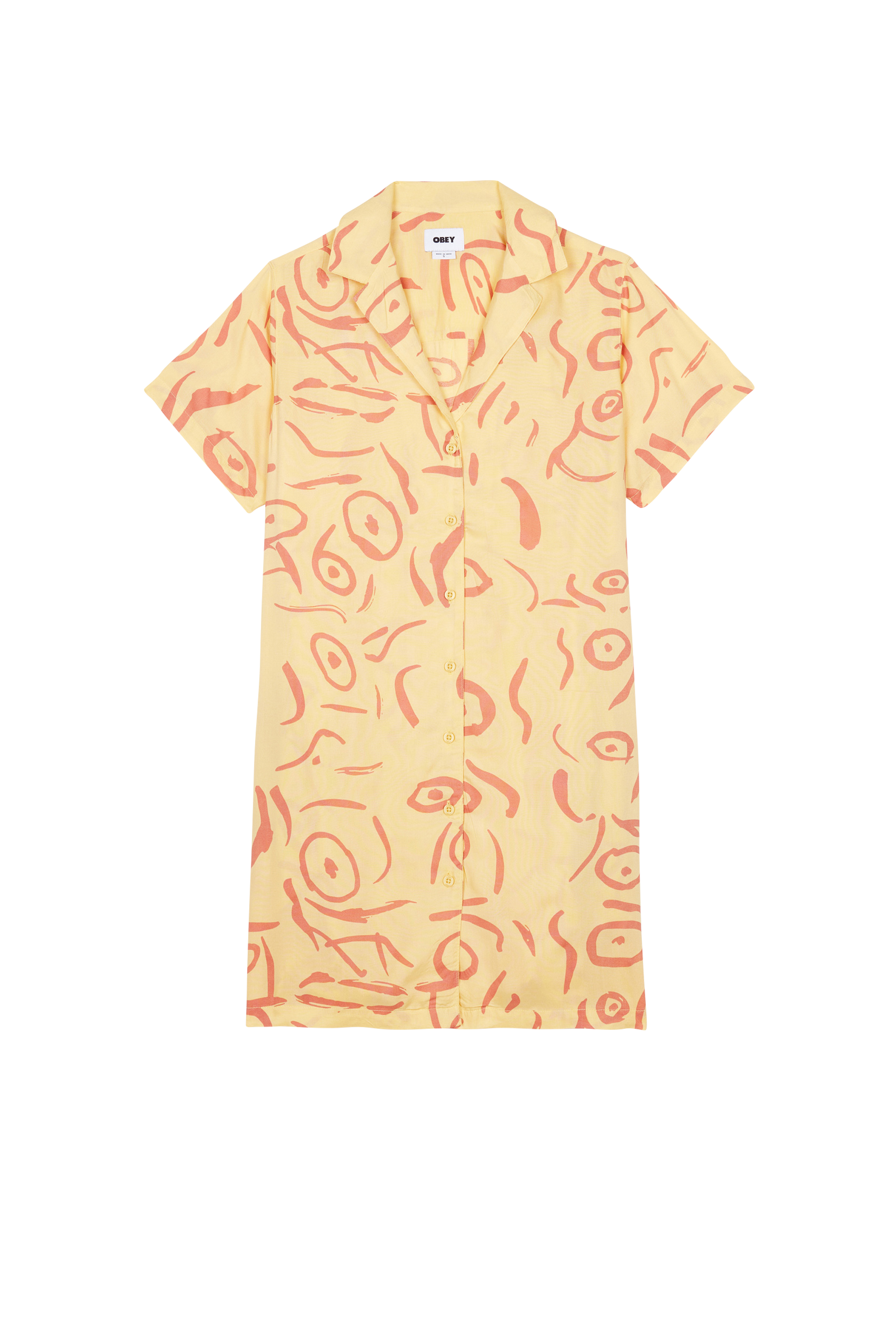 OBEY Robe YURI Jaune