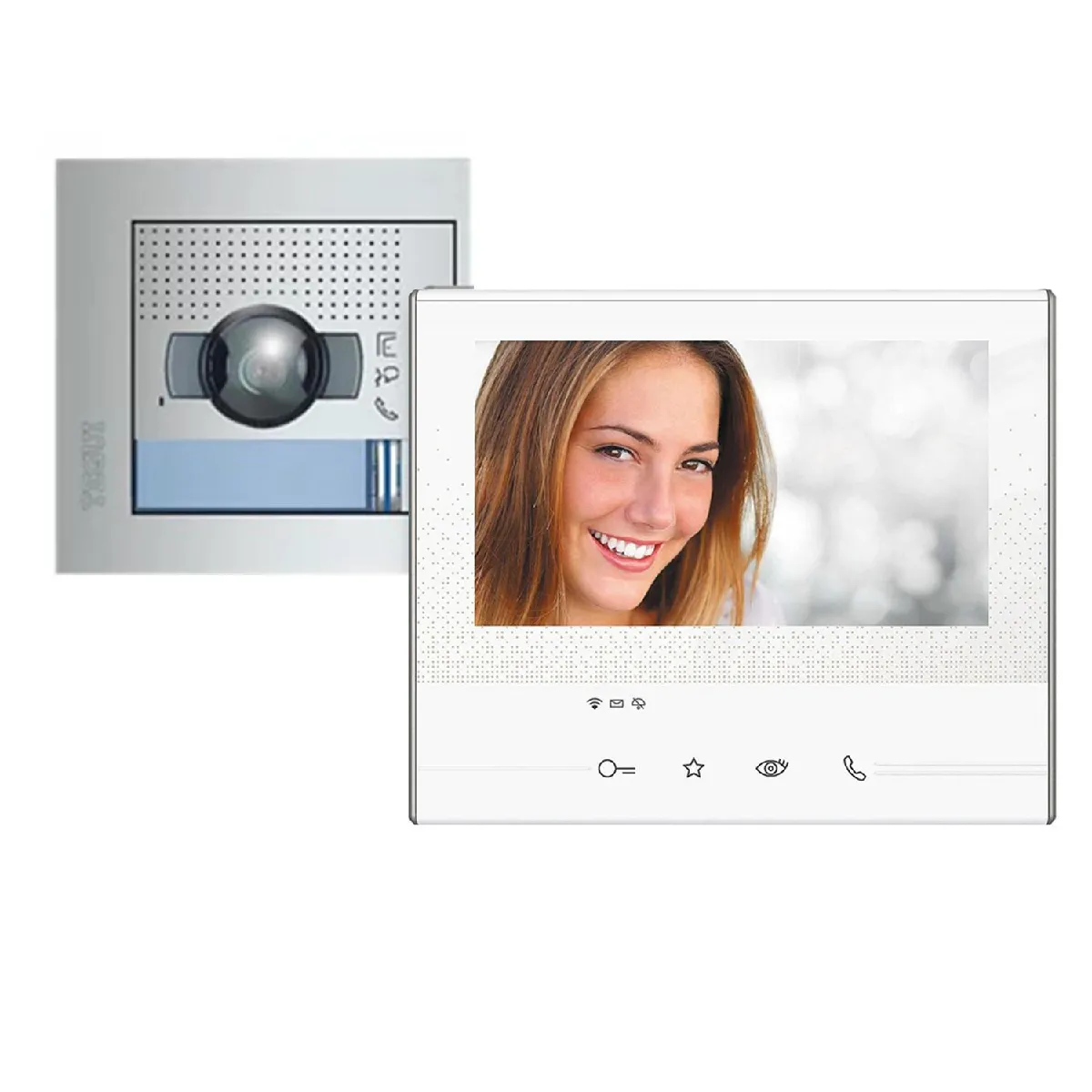 Ledkia Kit Visiophone 1 Logement SFERA NEW + Moniteur TEGUI 376171