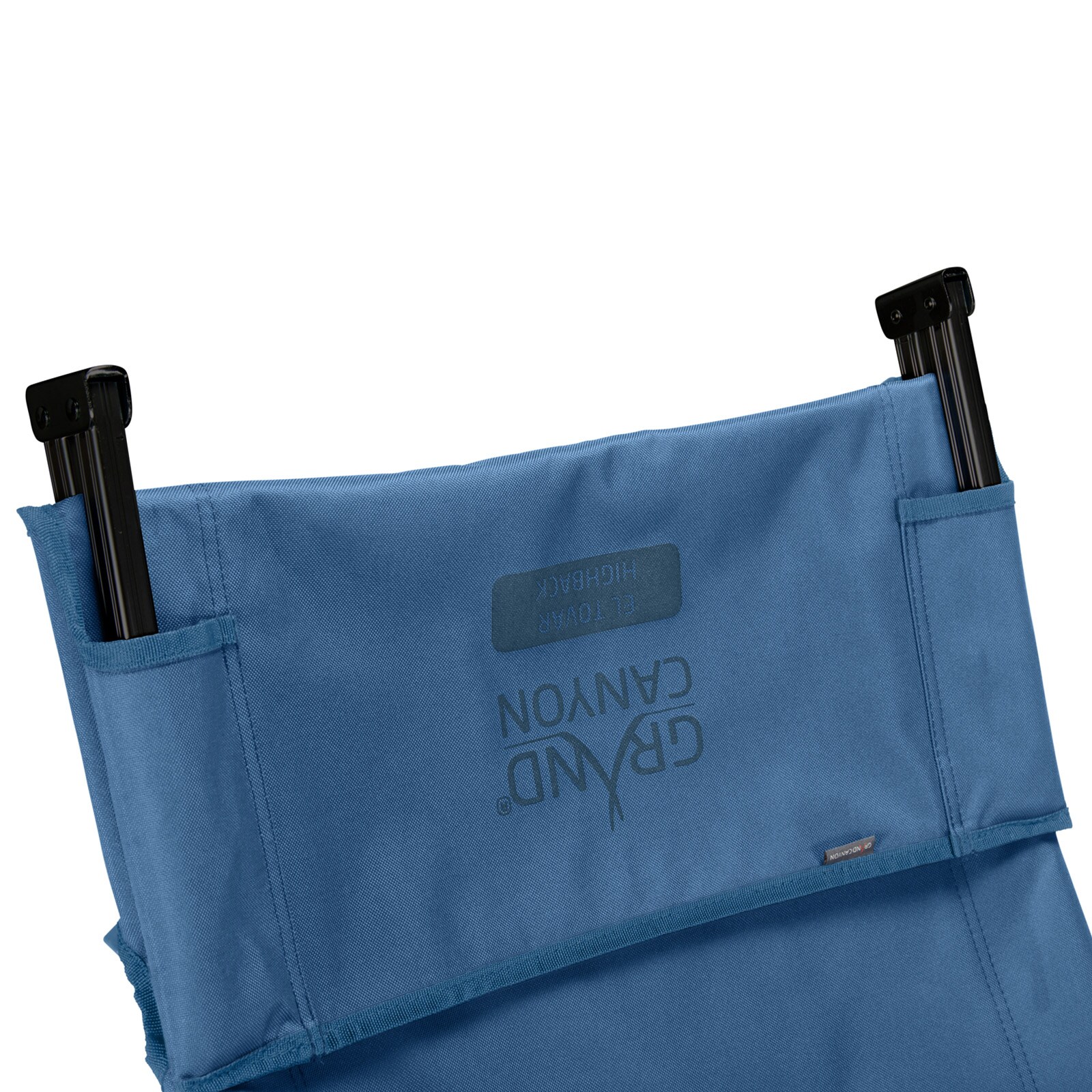GRAND CANYON El Tovar Hochlehner Lounger Camping Falt Stuhl Armlehne Alu 100 kg Farbe: Dark Blue