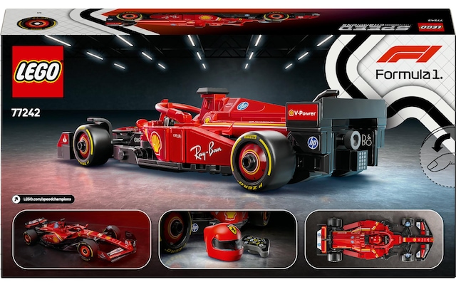 LEGO® Spielbausteine »Speed Champions Ferrari SF-24 F1 Rennauto 77242«